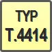 Piktogram - Typ: T.4414